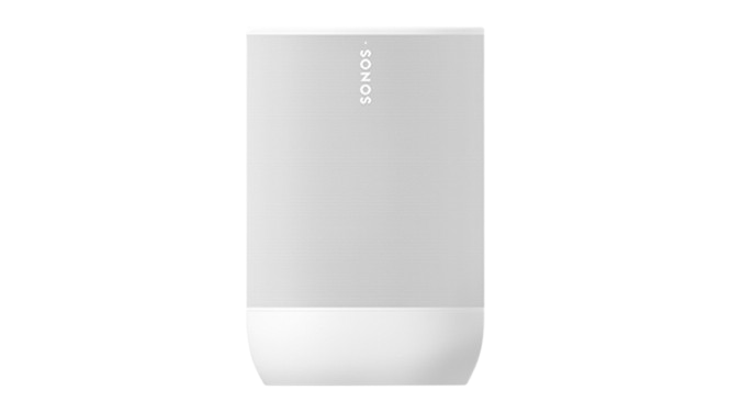 Sonos Move 2, Portable Smart Wireless Speaker with Voice Control (White)